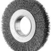 PFERD TOOLS Szczotka okrągła POS szeroka, niezwiązana, RBU 150 150 x 25 mm, zmienny otwór, drut stalowy Ø 0,30 do szlifi
