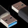 USB-AD300 USB 3.0 Adapter, A-plug > C-socket, black