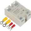 Przekaźnik; SSR (półprzewodnikowy); 1-fazowy; SSR-25DA; 12mA; 4÷32V; DC; 25A; 24÷380V; AC; przełączanie w zerze; triak; śrubowy