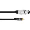 Omnitronic 30224028 XLR Adapter 1x RCA plug to 1x XLR socket 3-pin Audio Cable
