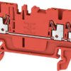 Through terminal block, push-in connection, 1.5 mm², 17.5 A, 6 kV, red, 2534500000