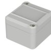 PC enclosure, (L x W x H) 52 x 50 x 37 mm, light gray (RAL 7035), IP65, 62205200