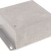 Aluminum die cast enclosure, (L x W x H) 125 x 125 x 57 mm, natural, IP54, 1590KKFL