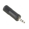 Adapter Jack: gniazdo 6.3 - wtyk 3.5 stereo