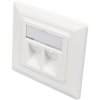 Digitus DN-93801-1 Keystone mounting bracket double White