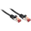 LINDY 47377 RJ45 network cable CAT 6 S/FTP 7.50 m black 1 piece