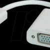 12.03.3135 DisplayPort adapter, DP plug to VGA socket