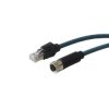 Kabel Ethernet Cat6a długość 1m Z zakończeniem Bulgin PUR średnica 6.2mm