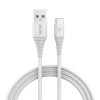 Kabel USB - USB typ C 2m biały VA0289 Vayox