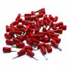 KONEKTOR IZOLOWANY MĘSKI CZERWONY 2.8mm 100 SZT
