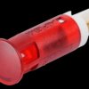 QS101XXR12 Indicator LED, 12 V DC, 10 mm, FASTON, red