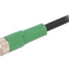 Kabel do czujników/automatyki PIN 4 M8 żeński proste 1,5m SAC-4P-1,5-PUR/M8FS