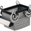 Grommet housing, size B10, die-cast aluminum, M20, straight, cross bow locking, IP65, 1787720000