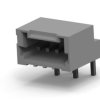 Pin header, 4 pole, pitch 1.5 mm, angled, natural, 292206-4
