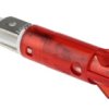 Lampka kontrolna do montażu panelowego 230V ac, czerwona 9.5mm Neonowy Chrom Końcówka lutownicza Arcolectric (Bulgin)