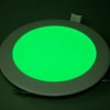 Panel led okragły Round 12W 230V zielony