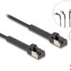 80936 Cat.6a patch cable, U/FTP, Slim, 3 m, black