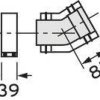 Łuk Vaillant 30 stopni 80/125mm do układania elewacji 0020042758 (VE2) Vaillant 20042758