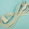 KABEL C13->WT.SIEC. 3,00mb KĄT.BIAŁY