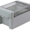 Obudowa Poliwęglan V0 szerokość zew. 80 mm długość zew. 113 mm wys. zew. 60 mm Bopla IP66, IP68 Jasnoszary