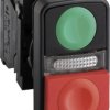 Schneider Electric XB5AW73731G5 Przycisk podwójny, podświetlany XB5AW73731G5, 22 mm, 600 V, 6 A, 1 szt.