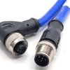 Mueller Electric C5AD82M010 Złącze czujnika/aktuatora M12 złącze męskie proste, złącze żeńskie kątowe 10 m Ilość pinów: