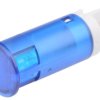 Lampka kontrolna do montażu panelowego 24V dc, niebieska 12mm LED Niebieski Faston, oczko lutownicze APEM