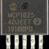 MCP1825T-ADJE/ET LDO regulator, Uin 2.6..6.0V, Uout 0.8..5.0V, DDPAK-5