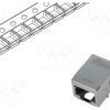 Złącze Rj45 Gniazdo Mxmag Pin 8 Kat 5 Ekranowane Złocony 93753-5320