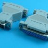 ADAPTOR DB-9M/DB-25F GENDER CHANGER