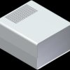 ABS enclosure, (L x W x H) 198 x 178 x 108 mm, light gray (RAL 9018), AUS 33.5