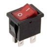 RSM201L230R-AE; przełącznik klawiszowy OFF-ON bistabilny, podświetlenie czerwone 230V; H8553 Arcolectric