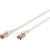 Digitus DK-1644-050/WH RJ45 CAT 6 patch cable 5.00 m White Flame-retardant