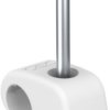 Nail clamp, max. bundle Ø 12 mm, PP, pure white, (L x W x H) 19.1 x 8.3 x 10.1 mm, 2228422