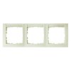 Berker S.1 Ramka 3-krotna pozioma z polem opisowym kremowy połysk 10238912