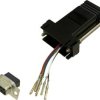 Adapter BKL Electronic 10121101 złącze żeńskie D-SUB 9-pin - złącze żeńskie RJ12