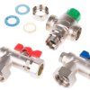 Termostatyczny zawór mieszający mosiężny 22mm Reliance Water Controls