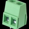 CTB0102/2 Solderable screw terminal - 2-pole, RM 5 mm, 90°