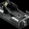 Holder for 2 Mignon batteries (AA), push-button