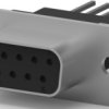 D-Sub socket, 9 pole, standard, equipped, straight, solder pin, 5745183-3