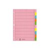 Leitz 43400000 Index A4 Blank Flax Multicolour 10 Dividers Filing