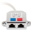 Rozdzielacz LAN RJ-45 na 2xRJ-45 ekranowany