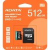 OUTLET_1: Adata Karta pamięci microSD Premier Pro 512 GB UHS1 U3 V30 A2 + adapter