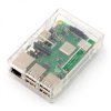 Obudowa Raspberry Pi Model 3B+/3B/2B - przezroczysta Lite z dostępem GPIO