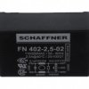 Filtr EMI 2.5A 1-fazowy 1MΩ 250 V AC 400Hz 2 mH Schaffner, montaż PCB