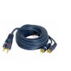 KABEL 2xRCA-2xRCA 1.5m pozŁacane