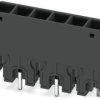 PCB connector, 6 pole, pitch 6.35 mm, straight, black, 1271661