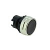 IDEC YW4B-A1B 22mm maintained operator Metal Finsh bezel Black button