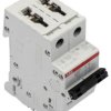 Wyłącznik miniaturowy System Pro M Compact, Typ B, 2-biegunowy, 20A, 440V ac, 125 V dc, ABB, S200M 10 kA