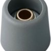 Rotary knob, 6 mm, plastic, gray, Ø 16 mm, H 16 mm, A3116068
